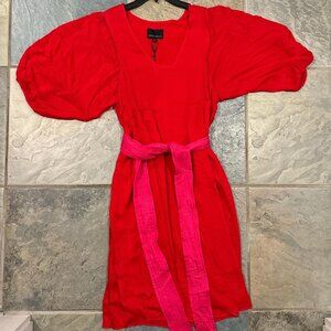 Brand new Red and Pink Designer dress